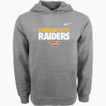 CRESCENT CITY SENIOR HIGH SCHOOL RAIDERS <span class="pdp-name-mascot">CRESCENT CITY RAIDERS</span> Nike Youth Club Pullover Fleece Hoodie Front Thumbnail