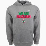 MUSSELMAN HIGH SCHOOL APPLEMEN Nike Youth Club Pullover Fleece Hoodie Front Thumbnail
