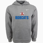 SAN ANGELO CENTRAL HIGH SCHOOL BOBCATS <span class="pdp-name-mascot">SAN ANGELO BOBCATS</span> Nike Youth Club Pullover Fleece Hoodie Front Thumbnail