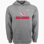 CENTERVILLE HIGH SCHOOL BULLDOGS <span class="pdp-name-mascot">CENTERVILLE BULLDOGS</span> Nike Youth Club Pullover Fleece Hoodie Front Thumbnail
