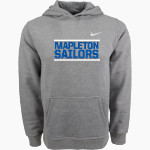 Mapleton Sailors Nike Youth Club Pullover Fleece Hoodie Front Thumbnail