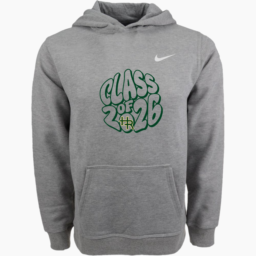 Head-Royce Jayhawks Nike Youth Club Pullover Fleece Hoodie