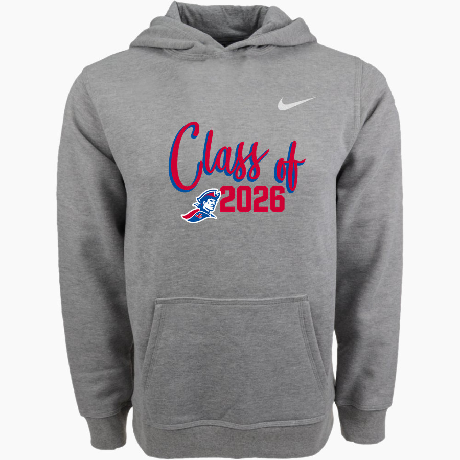 JAY COUNTY HIGH SCHOOL PATRIOTS Nike Youth Club Pullover Fleece Hoodie