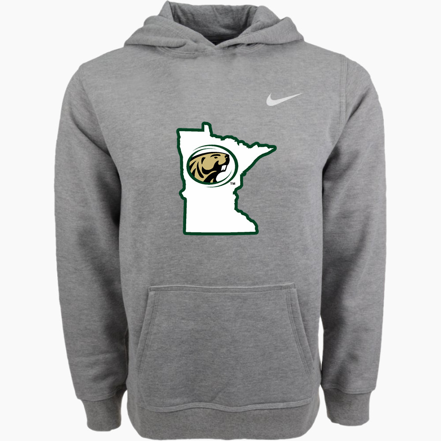 Bemidji State Athletics <span class="pdp-name-mascot">Bemidji State Beavers</span> Nike Youth Club Pullover Fleece Hoodie