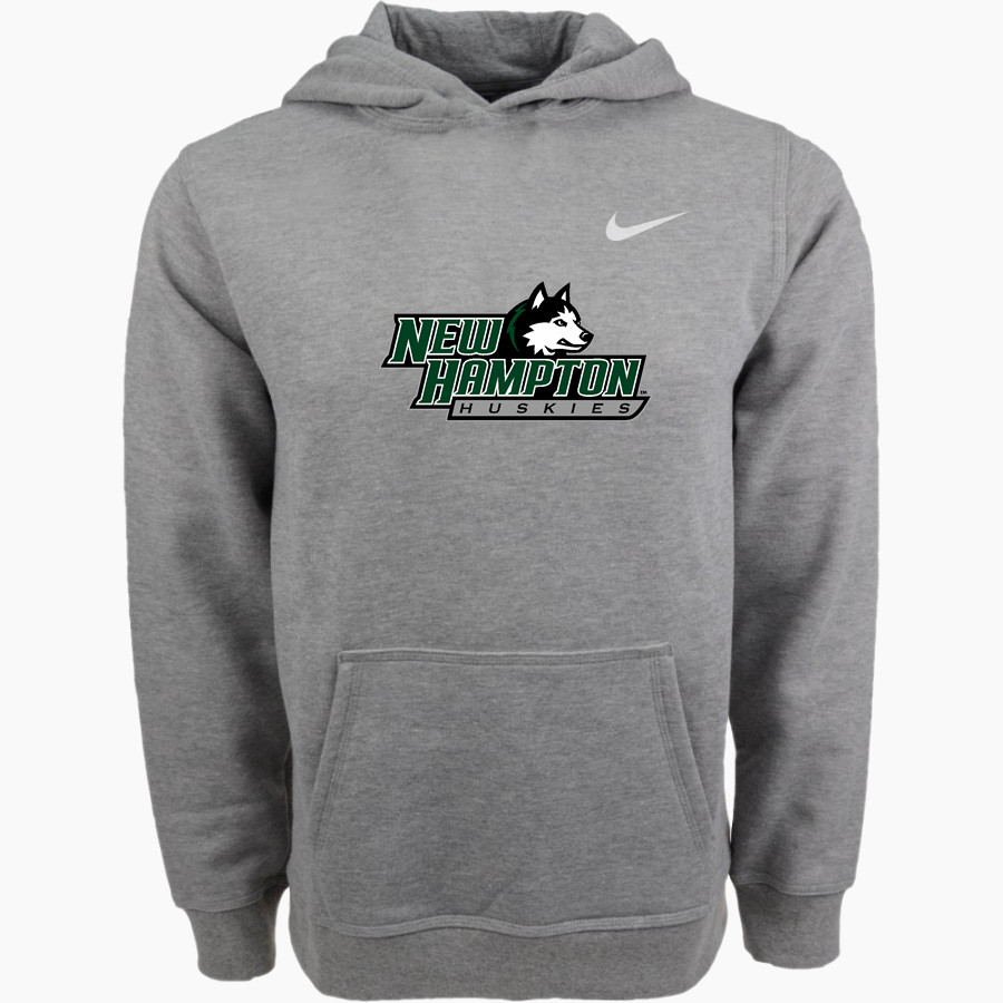 NEW HAMPTON HUSKIES <span class="pdp-name-mascot">NEW HAMPTON SCHOOL HUSKIES</span> Nike Youth Club Pullover Fleece Hoodie