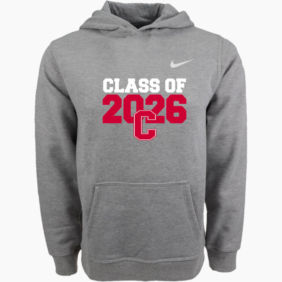 Channahon Jr High Indians <span class="pdp-name-mascot">Channahon Jr High Indians</span> Nike Youth Club Pullover Fleece Hoodie