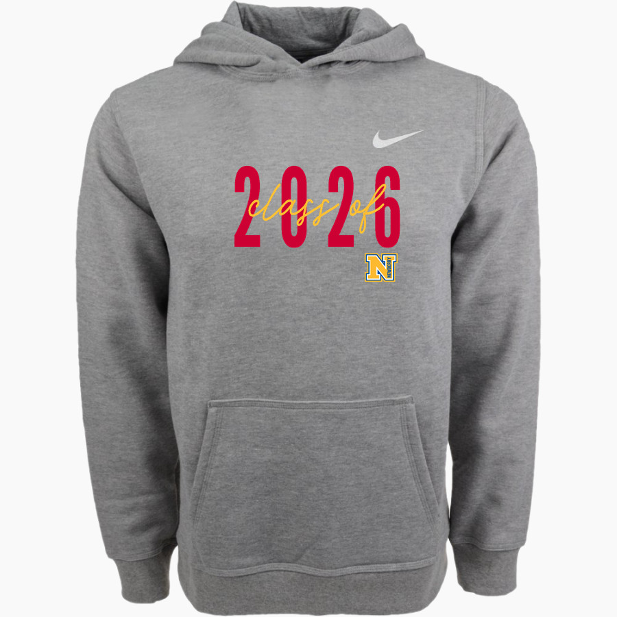 Newberry Youth Football And Cheer Panthers <span class="pdp-name-mascot">Newberry Youth Football And Cheer Panthers</span> Nike Youth Club Pullover Fleece Hoodie