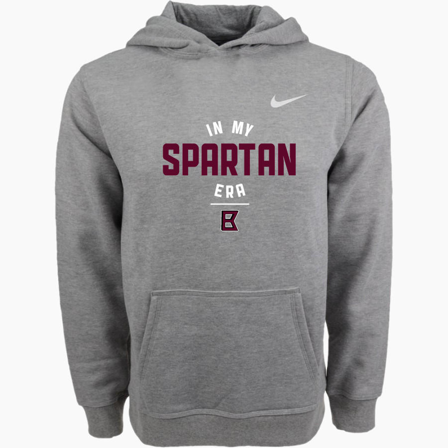 BERTHOUD HIGH SCHOOL SPARTANS Nike Youth Club Pullover Fleece Hoodie