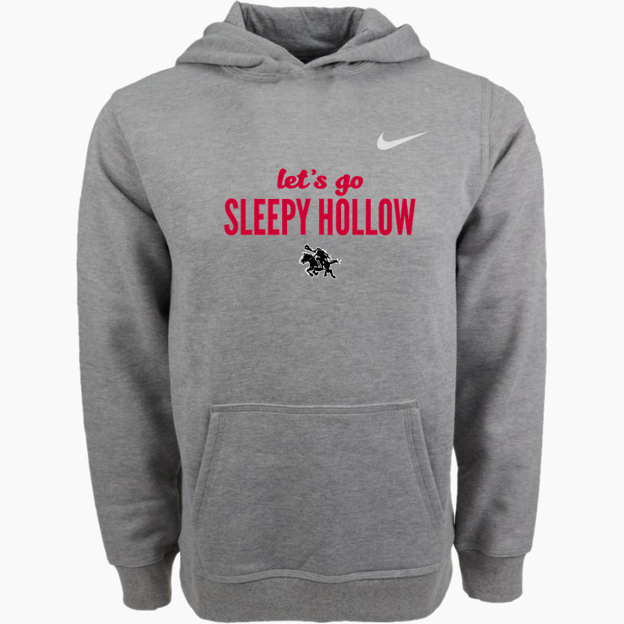 SLEEPY HOLLOW HIGH SCHOOL HORSEMEN <span class="pdp-name-mascot">SLEEPY HOLLOW HORSEMEN</span> Nike Youth Club Pullover Fleece Hoodie