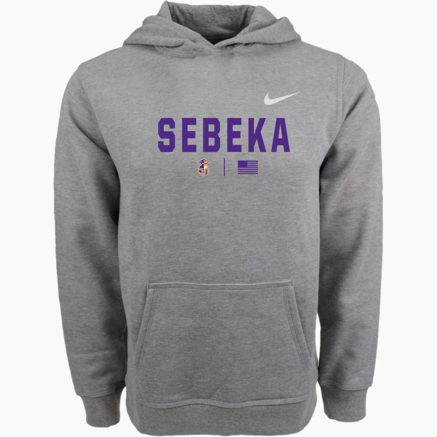 SEBEKA HIGH SCHOOL Trojans Online Store Nike Youth Club Pullover Fleece Hoodie