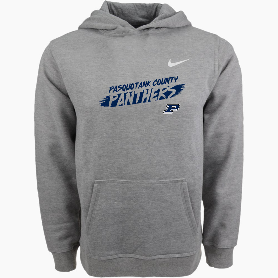 PASQUOTANK COUNTY HIGH SCHOOL PANTHERS <span class="pdp-name-mascot">PASQUOTANK COUNTY PANTHERS</span> Nike Youth Club Pullover Fleece Hoodie
