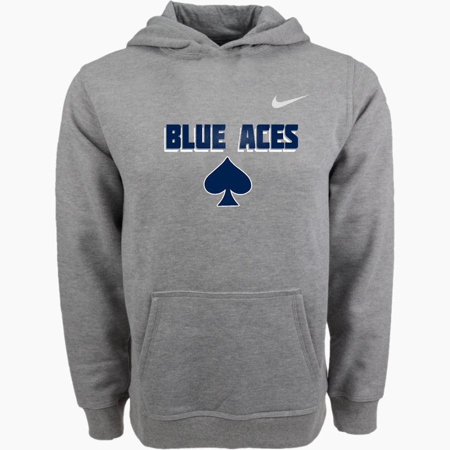 GRANVILLE HIGH SCHOOL BLUE ACES <span class="pdp-name-mascot">GRANVILLE BLUE ACES</span> Nike Youth Club Pullover Fleece Hoodie