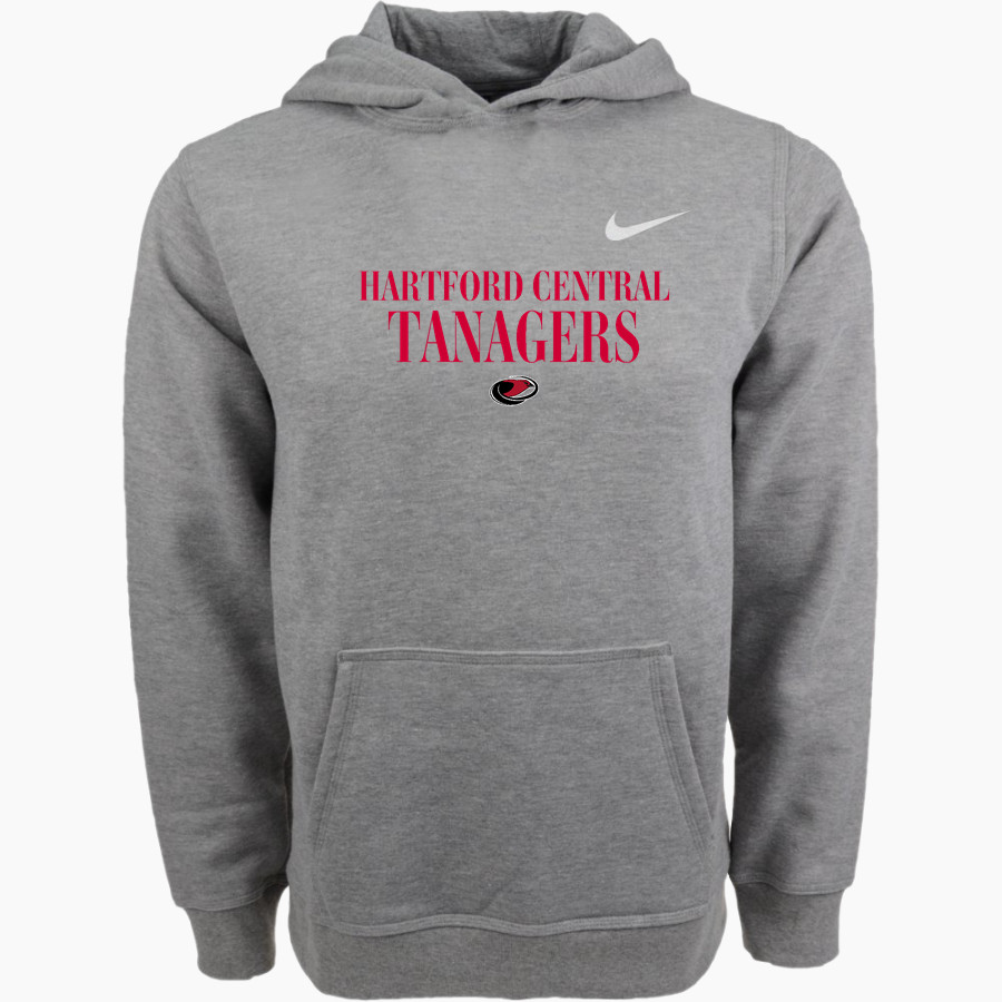 Hartford Central Tanagers Tanagers Nike Youth Club Pullover Fleece Hoodie