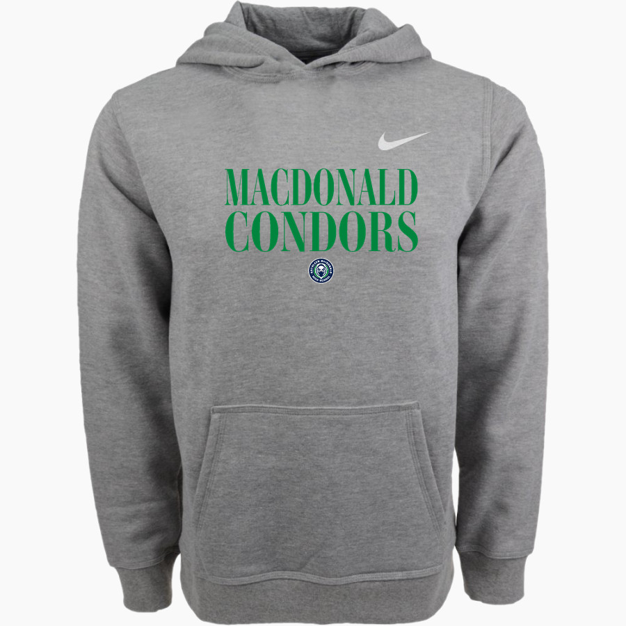 MacDonald Condors Nike Youth Club Pullover Fleece Hoodie