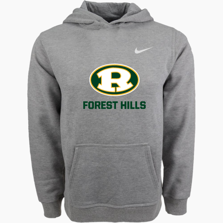 FOREST HILLS SENIOR HIGH SCHOOL RANGERS <span class="pdp-name-mascot">FOREST HILLS RANGERS</span> Nike Youth Club Pullover Fleece Hoodie