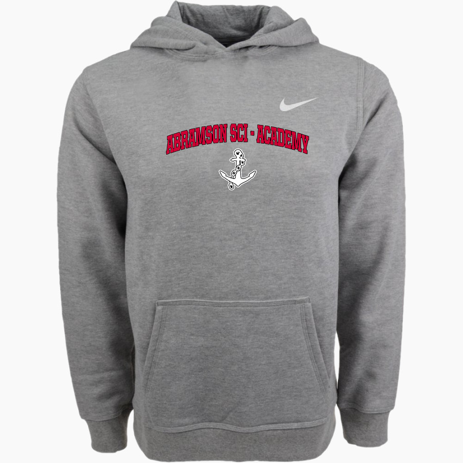 ABRAMSON SCI-ACADEMY COMMODORES <span class="pdp-name-mascot">ABRAMSON SCI - ACADEMY COMMODORES</span> Nike Youth Club Pullover Fleece Hoodie