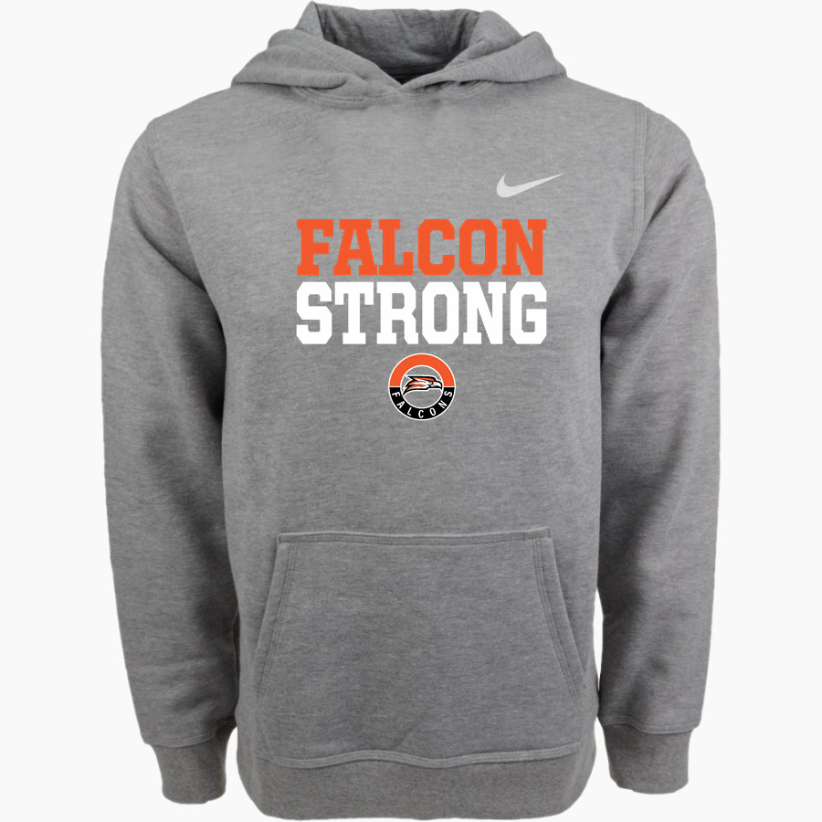 Southeast Guilford Falcons <span class="pdp-name-mascot">Southeast Guilford Falcons</span> Nike Youth Club Pullover Fleece Hoodie