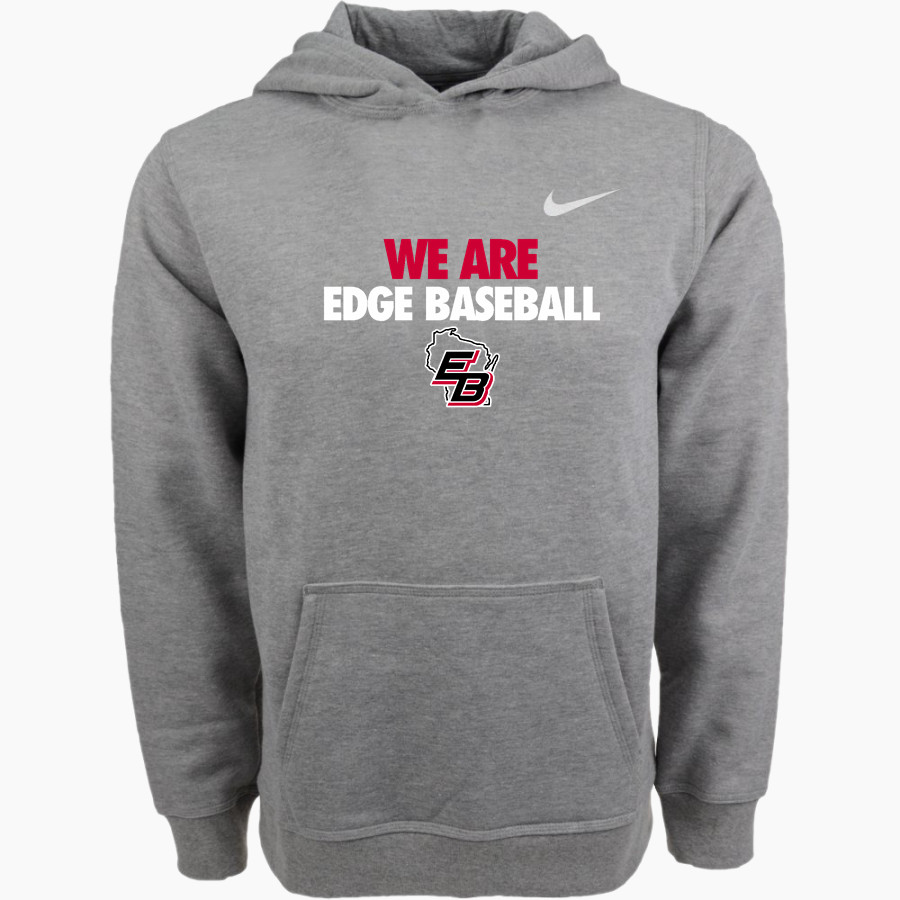 Edge Baseball Edge Baseball <span class="pdp-name-mascot">Edge Baseball</span> Nike Youth Club Pullover Fleece Hoodie
