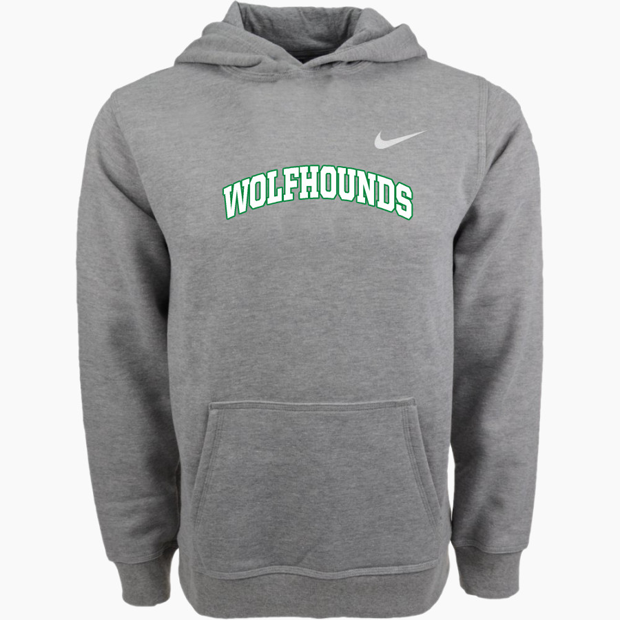 St. Patrick's Academy Wolfhounds <span class="pdp-name-mascot">Great Falls Central Catholic H S Mustangs</span> Nike Youth Club Pullover Fleece Hoodie