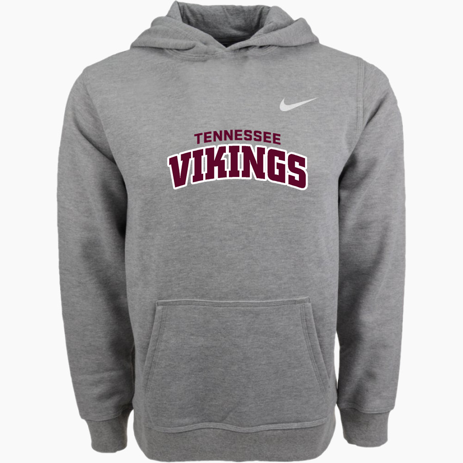 Tennessee Vikings <span class="pdp-name-mascot">Tennessee Vikings</span> Nike Youth Club Pullover Fleece Hoodie