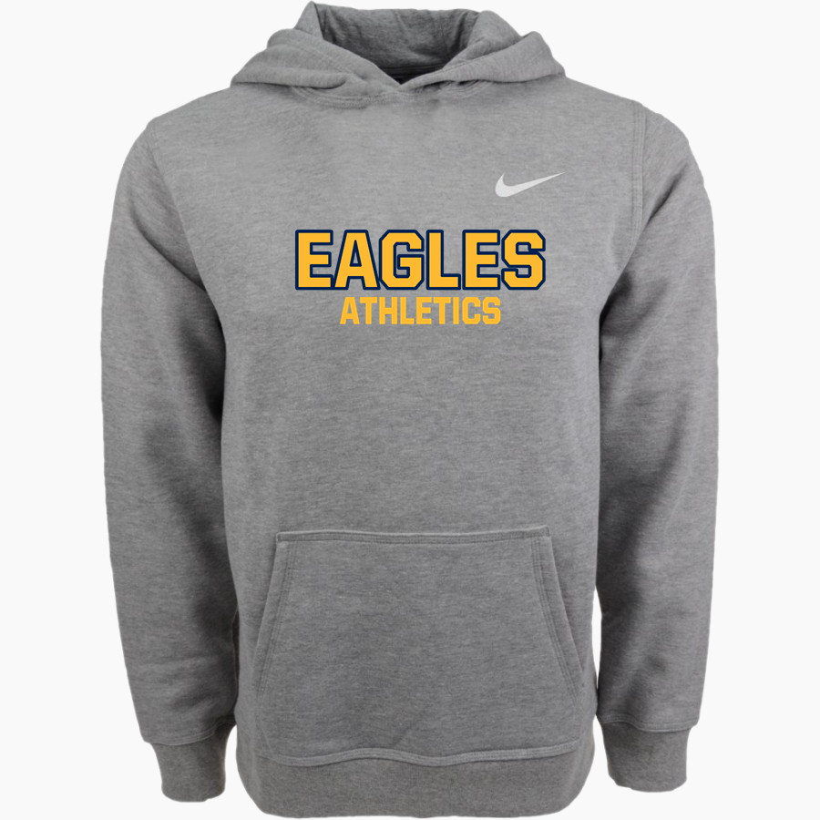 HUDSONVILLE HIGH SCHOOL EAGLES <span class="pdp-name-mascot">HUDSONVILLE EAGLES</span> Nike Youth Club Pullover Fleece Hoodie