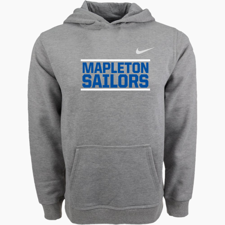 Mapleton Sailors Nike Youth Club Pullover Fleece Hoodie