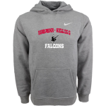 WABASHA-KELLOGG HIGH SCHOOL FALCONS <span class="pdp-name-mascot">WABASHA - KELLOGG FALCONS</span> Nike Youth Club Pullover Fleece Hoodie Front Thumbnail