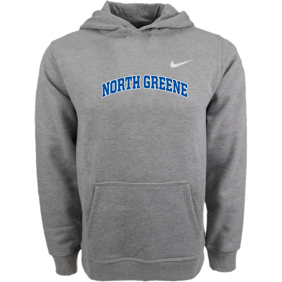 NORTH GREENE HIGH SCHOOL SPARTANS <span class="pdp-name-mascot">NORTH GREENE SPARTANS</span> Nike Youth Club Pullover Fleece Hoodie