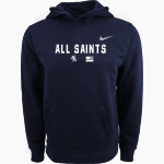 All Saints Blue Thunder Nike Youth Club Pullover Fleece Hoodie Front Thumbnail