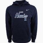 XAVIER HIGH SCHOOL HAWKS Nike Youth Club Pullover Fleece Hoodie Front Thumbnail