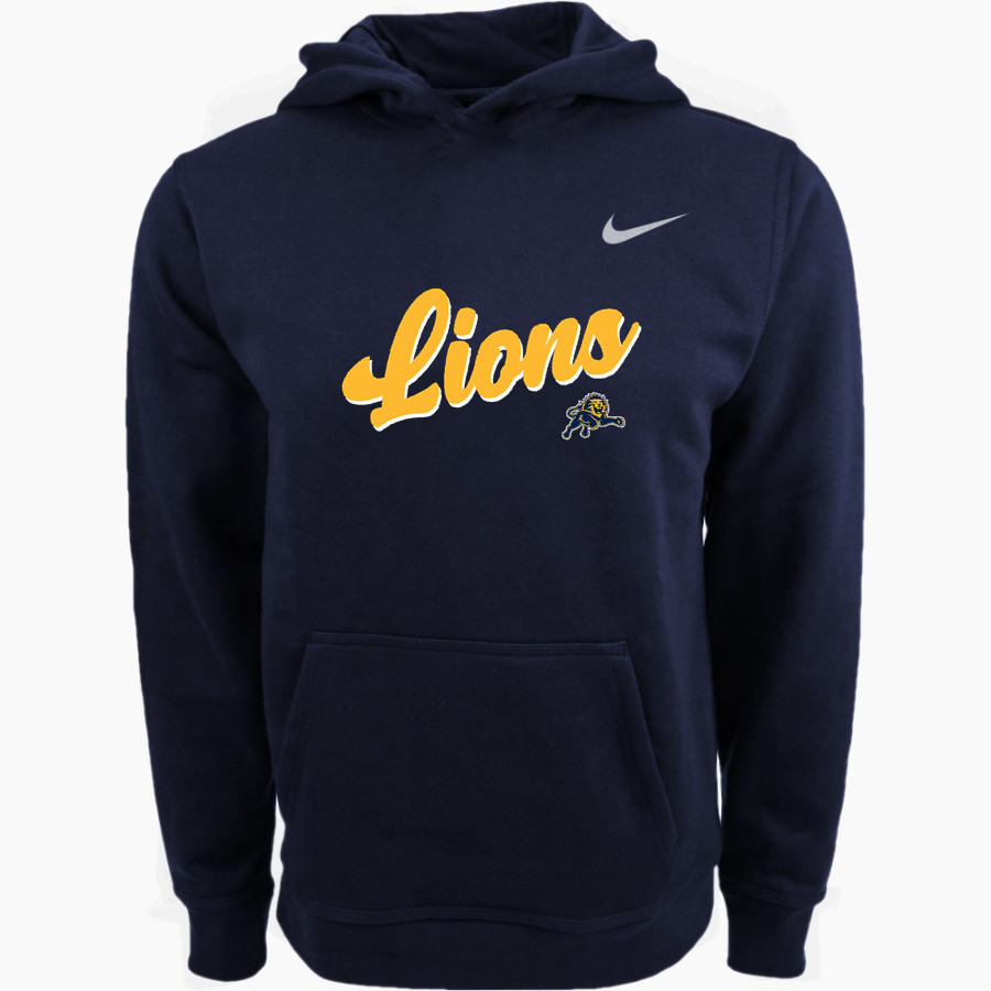 Payne Tech Lions Nike Youth Club Pullover Fleece Hoodie