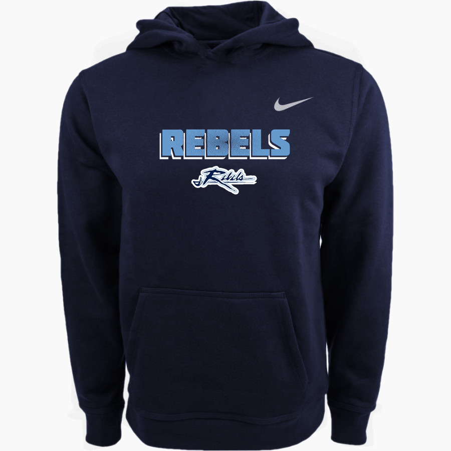 PATRICK HENRY HIGH SCHOOL REBELS <span class="pdp-name-mascot">PATRICK HENRY REBELS</span> Nike Youth Club Pullover Fleece Hoodie