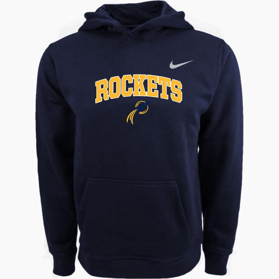 Broughal Rockets <span class="pdp-name-mascot">Broughal Rockets</span> Nike Youth Club Pullover Fleece Hoodie