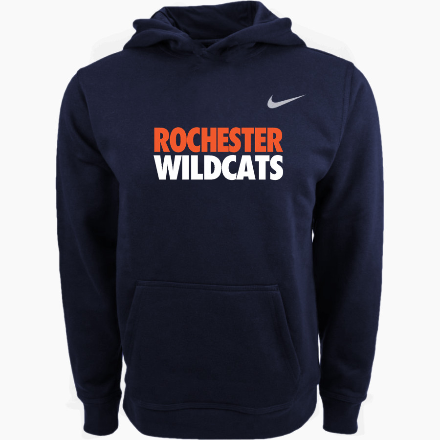 ROCHESTER WILDCATS Nike Youth Club Pullover Fleece Hoodie