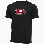 Santa Barbara Vaqueros <span class="pdp-name-mascot">Santa Barbara City College Vaqueros</span> Nike Youth Core Short Sleeve Cotton Crew Front Thumbnail