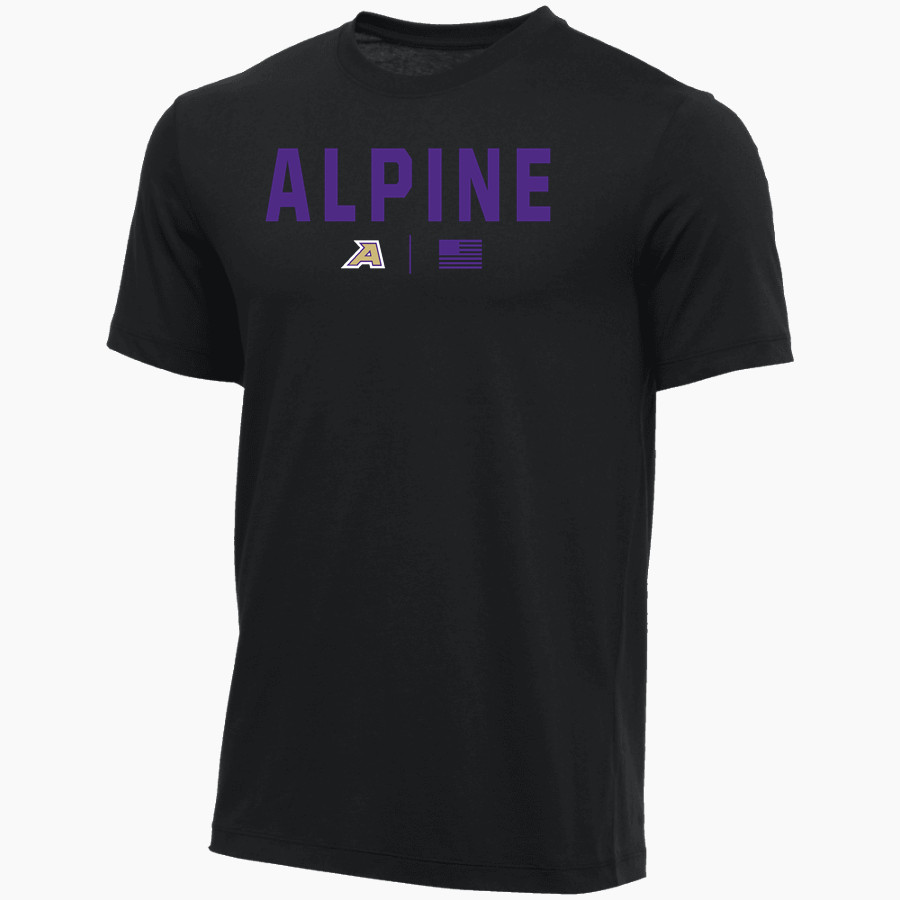 ALPINE HIGH SCHOOL BUCKS <span class="pdp-name-mascot">ALPINE BUCKS</span> Nike Youth Core Short Sleeve Cotton Crew