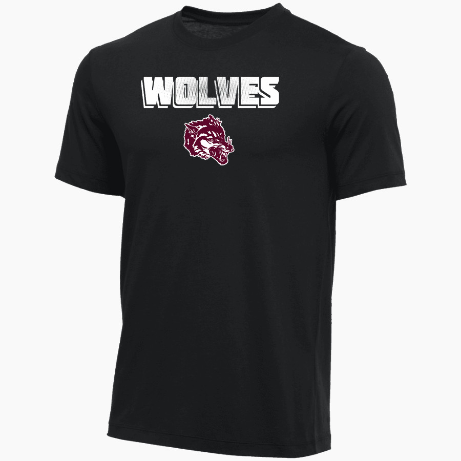 WINNECONNE HIGH SCHOOL WOLVES <span class="pdp-name-mascot">WINNECONNE WOLVES</span> Nike Youth Core Short Sleeve Cotton Crew