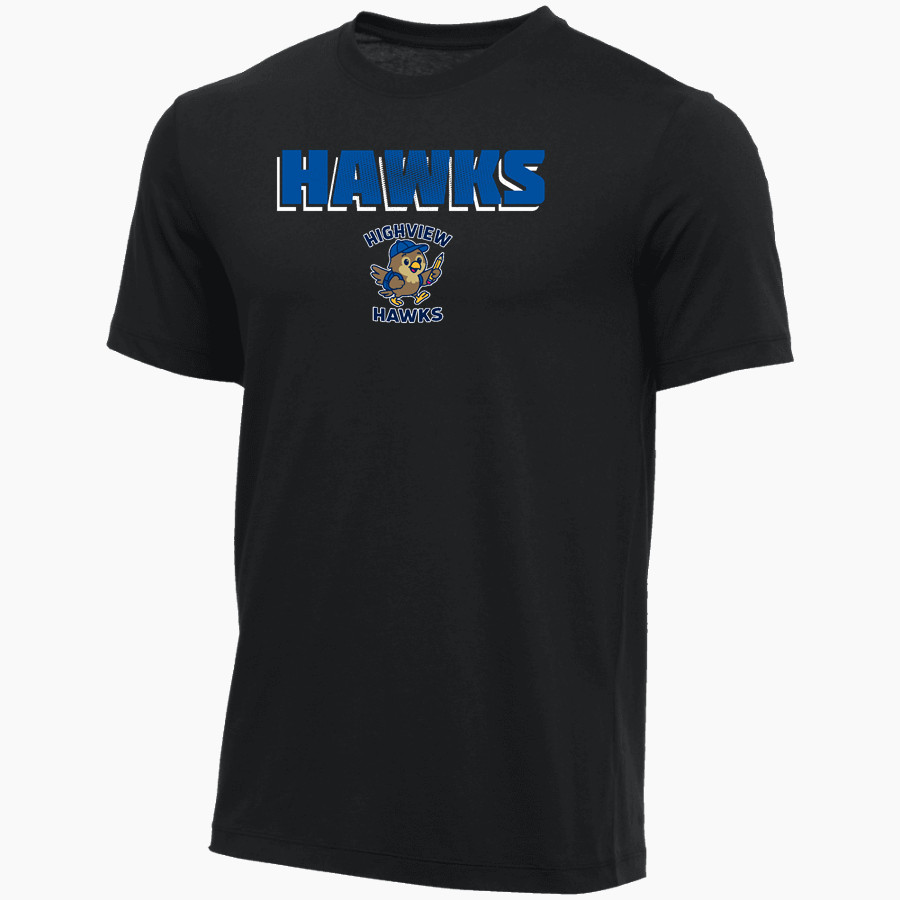 Highview Hawks <span class="pdp-name-mascot">Highview Elementary School Hawks</span> Nike Youth Core Short Sleeve Cotton Crew