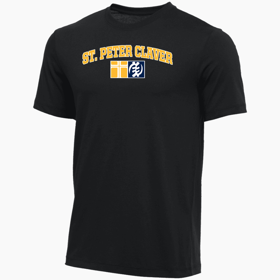 St. Peter Claver Knights Nike Youth Core Short Sleeve Cotton Crew