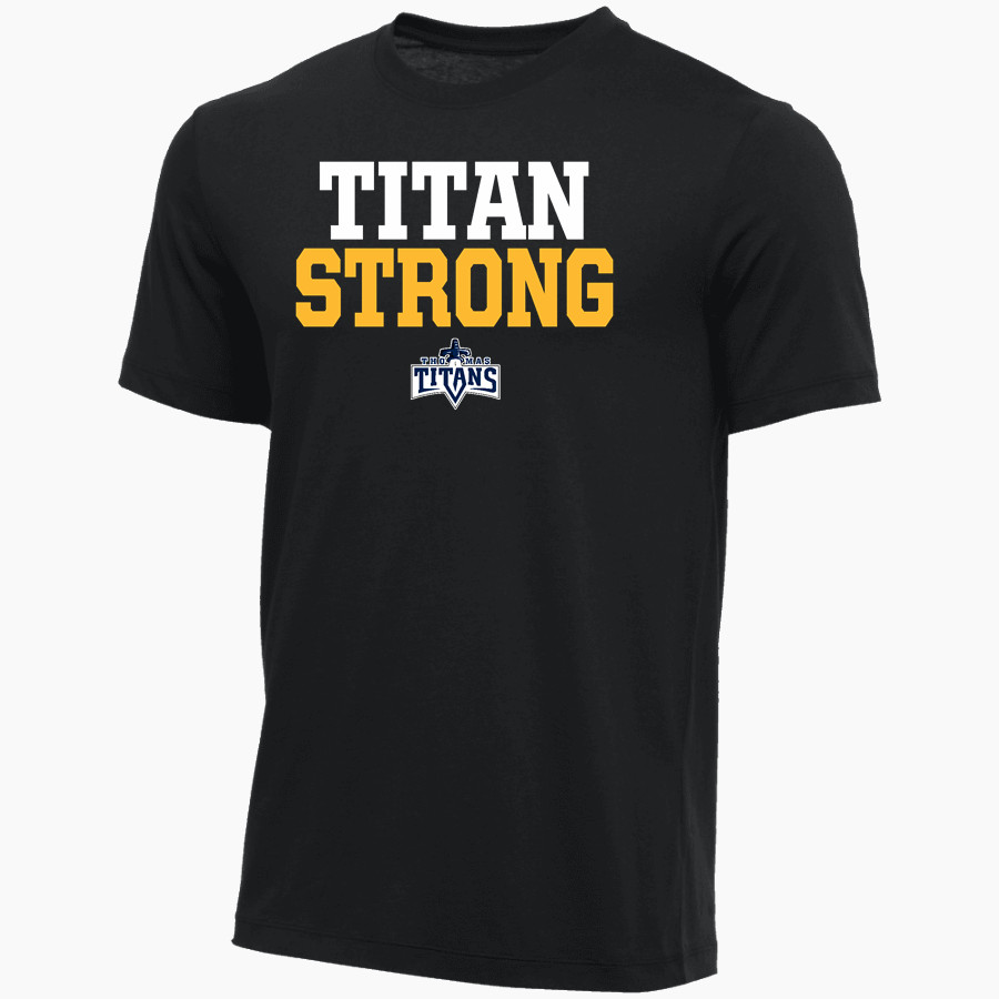 Thomas TITANS <span class="pdp-name-mascot">THOMAS TITANS</span> Nike Youth Core Short Sleeve Cotton Crew