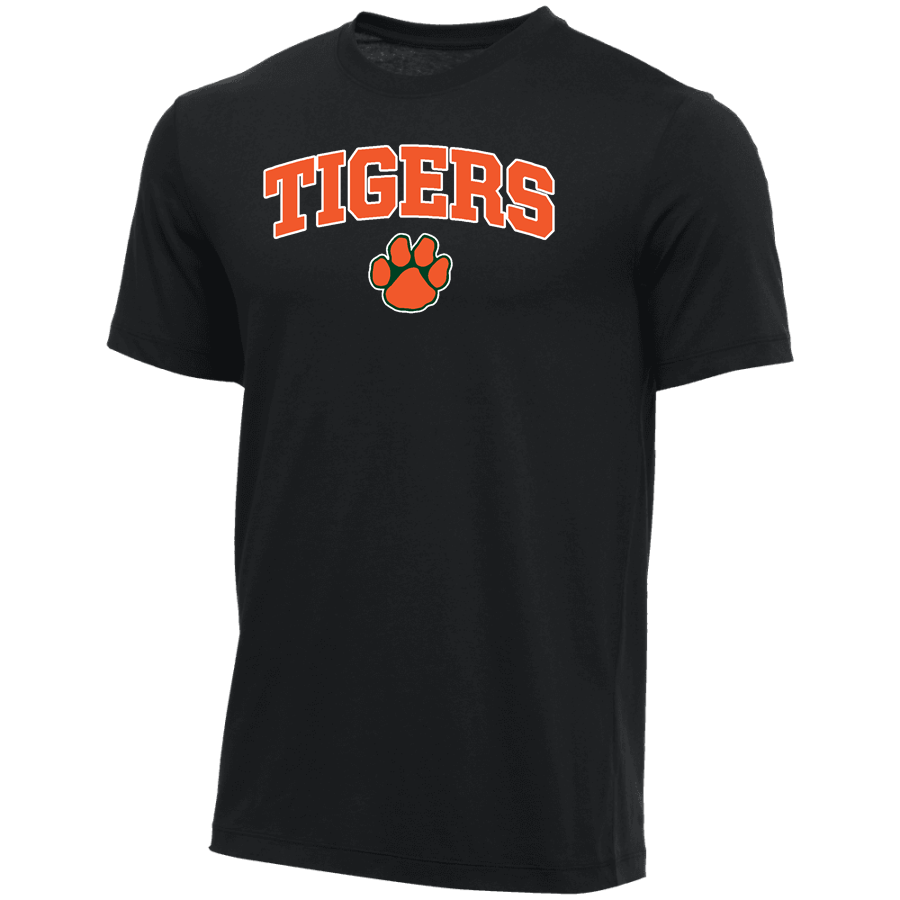 Shrewsbury Tigers <span class="pdp-name-mascot">Shrewsbury Travel Basketball Tigers</span> Nike Youth Core Short Sleeve Cotton Crew