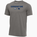 CORNERSTONE Eagles <span class="pdp-name-mascot">CORNERSTONE CHRISTIAN ACADEMY Eagles</span> Nike Youth Core Short Sleeve Cotton Crew Front Thumbnail