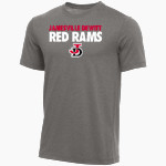 Jamesville DeWitt Red Rams <span class="pdp-name-mascot">Jamesville DeWitt Red Rams or JD Red Rams</span> Nike Youth Core Short Sleeve Cotton Crew Front Thumbnail
