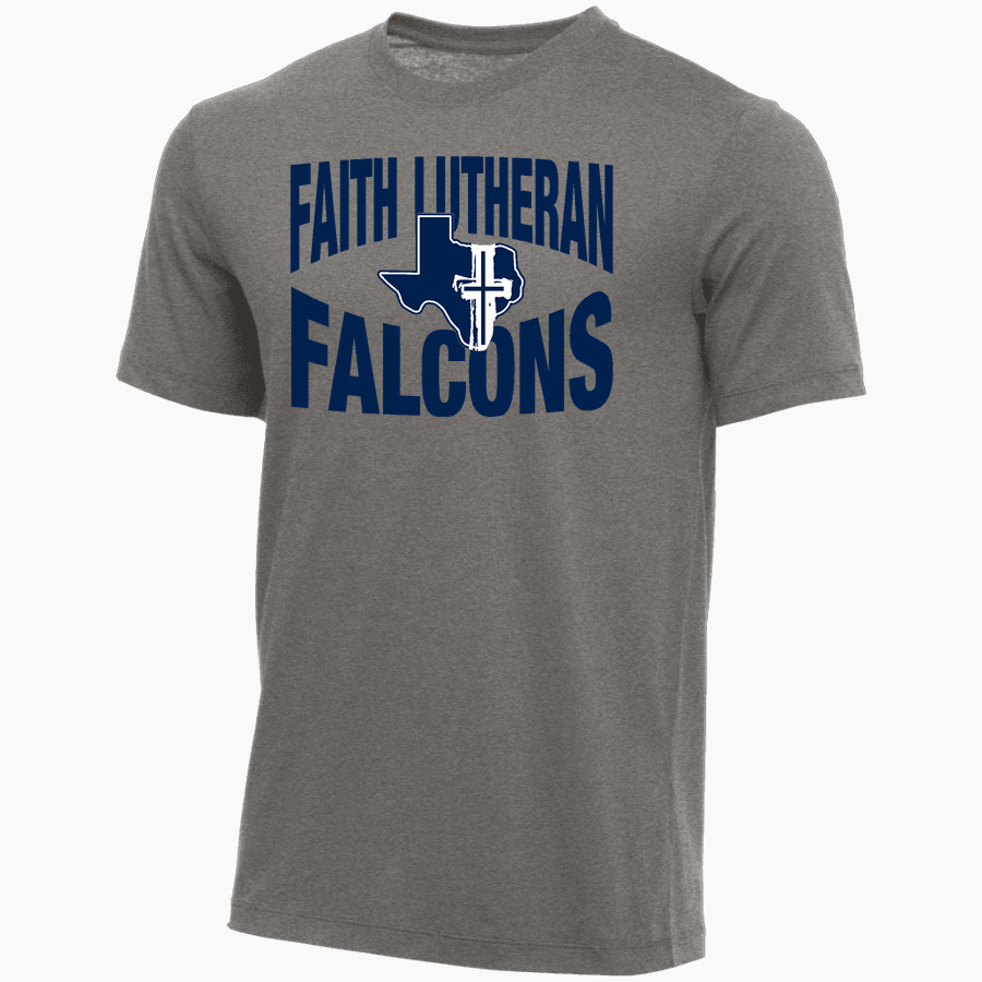 Faith Lutheran Falcons <span class="pdp-name-mascot">Faith Lutheran High School Falcons</span> Nike Youth Core Short Sleeve Cotton Crew