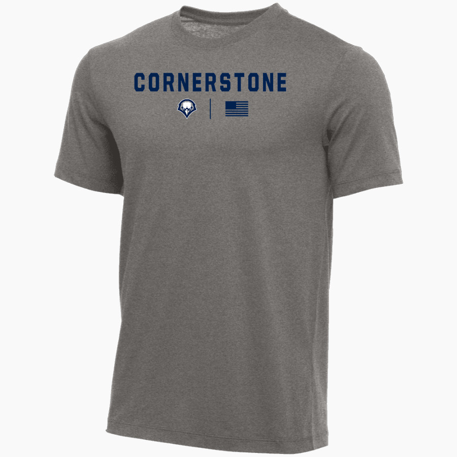 CORNERSTONE Eagles <span class="pdp-name-mascot">CORNERSTONE CHRISTIAN ACADEMY Eagles</span> Nike Youth Core Short Sleeve Cotton Crew