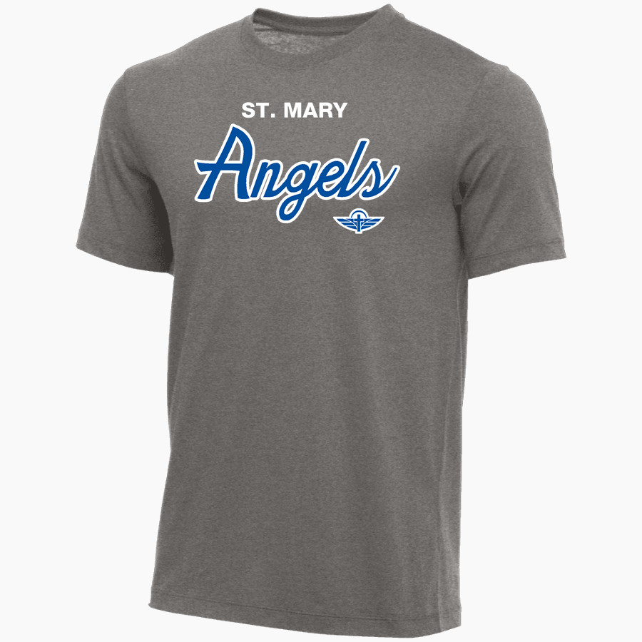 St. Mary Angels Nike Youth Core Short Sleeve Cotton Crew