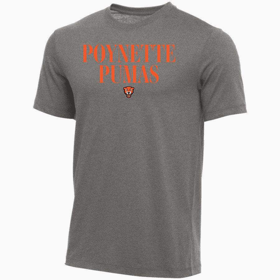 POYNETTE HIGH SCHOOL PUMAS <span class="pdp-name-mascot">POYNETTE PUMAS</span> Nike Youth Core Short Sleeve Cotton Crew