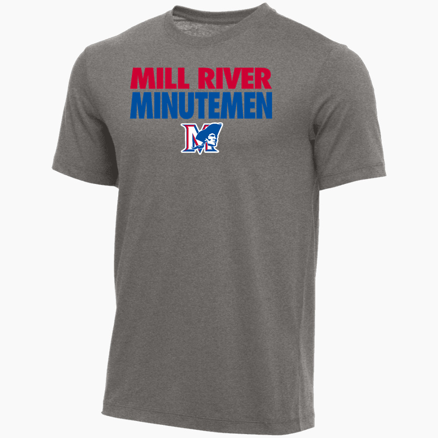 MILL RIVER UNION HIGH SCHOOL MINUTEMEN Nike Youth Core Short Sleeve Cotton Crew