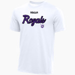 Reagan Royals Nike Youth Core Short Sleeve Cotton Crew Front Thumbnail