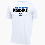 Zion Lutheran Raiders Nike Youth Core Short Sleeve Cotton Crew Front Thumbnail